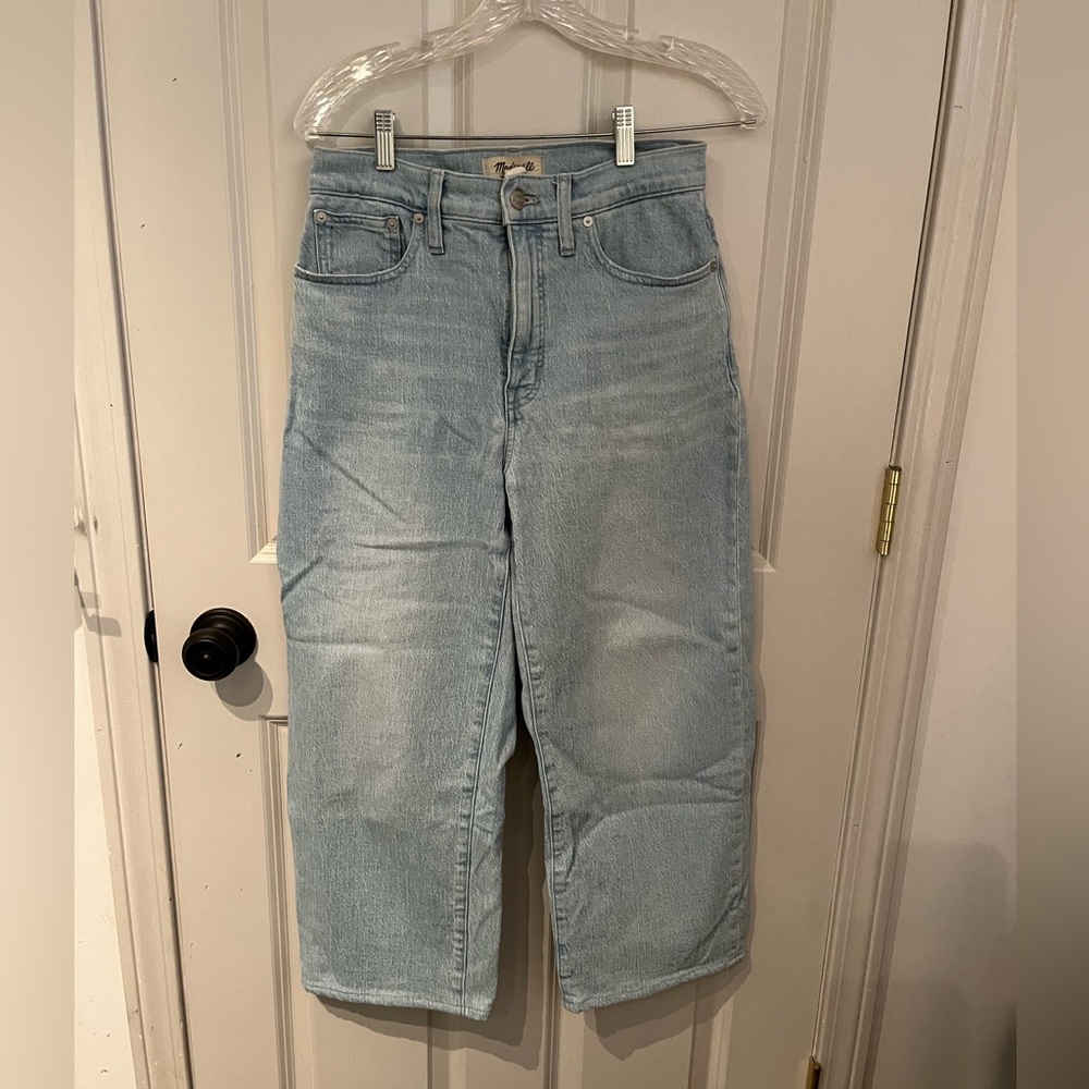 Madewell Perfect Vintage Wide Leg Crop Jeans